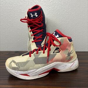 Under Armour Curry Hoop Nation Men’s Size 10 USA Color 1274425-107 Lace Up Shoes